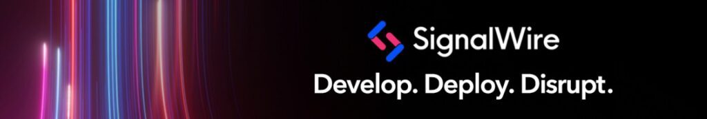 SignalWire Banner Linkedin DevTools No-Code Code Developer Tool DevTools Software AI Agents